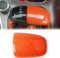 Gear Shift Knob Trim Cover Compatible for Dodge Challenger 2015-2021, ABS (Orange)...