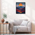 Natuyalo Paint by Numbers for Adults - DIY Adult Paint by Number Kits Painting on Canvas Mountain Painting by Numbers for Beginners, Sunset Landsc...