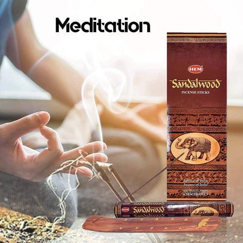 Hem Saffron Incense Sticks (120 Sticks, 6 Boxes Inside) - 9 Inches Long, 20g per Box - Promote Serenity and Relaxation....