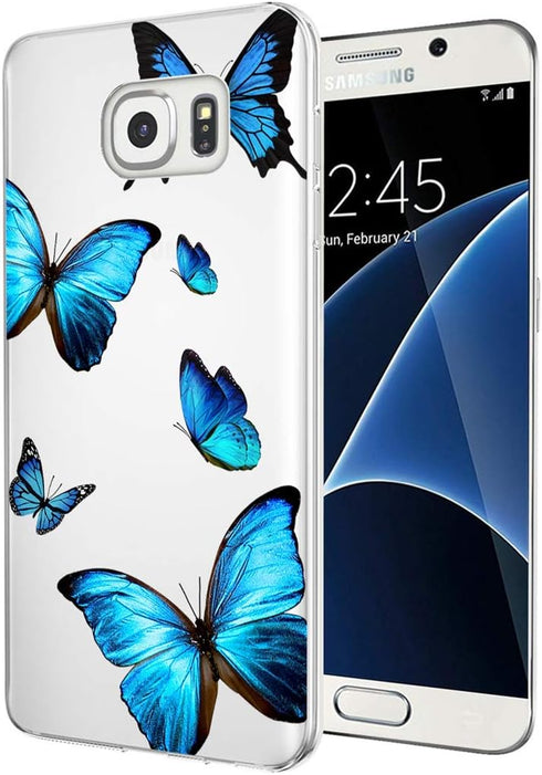 Clear Case Compatible with Galaxy S7, Samsung S7 Case for Girls Women, Cute Soft TPU Shockproof Protective Phone Case Cover for Samsung Galaxy S7 ...