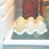 Ceramic Egg Holder Egg Tray Porcelain Fresh Egg Holder for Fridge Countertop Kitchen Storage Half Dozen 6 Cups (White)...