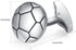 HONEY BEAR Soccer Football Ball Sports Cufflinks for Mens Wedding Blusiness Gift...