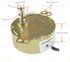 CHANCS Synchronous Turntable MotorTYC50 110V 5-6RPM with Flexible Coupling Connector,Cup Turner Motor with 1.8M Power Cord Switch Plug for Cup Tur...