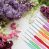 Small Size Crochet Hook Lace Crochet Needle QLRFFLJOY 1.0mm Crochet Hook Embroidery Thread Knitting Weaving Tool DIY Lace Yarn Crochet Needles (1....