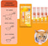 Lickable Cat Treat Pouches for Indoor Cats - All Natural Chicken Puree Tube Treats - Kitten and Senior Soft Wet Cat Food - Grain Free, Lysine, Tau...