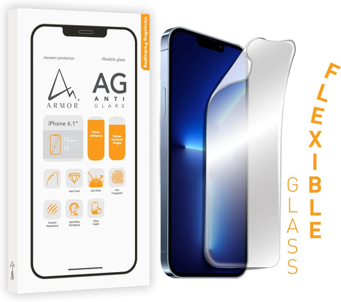 ARMOR Flexible Glass Screen Protector for iPhone 13 Pro / 13, Anti-Glare with Anti Blue-Light......