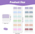 240 Pcs 1Inch Sticky Index Tabs, Repositionable Colored Book Sticky Tabs Page Tabs Sticky Index Tabs for Notebooks File Classification...