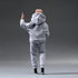 1/12 Scale Male Clothes,Men's Hoodie Pants Trousers Clothing for 6inch Male Action Figure Body Doll (Gray Color)...