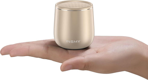 INSMY Small Bluetooth Speaker, Waterproof Mini Portable Wireless Speaker, Punchy Bass Rich Audio Stereo Pairing, Handheld Pocket Size,Built in Mic...