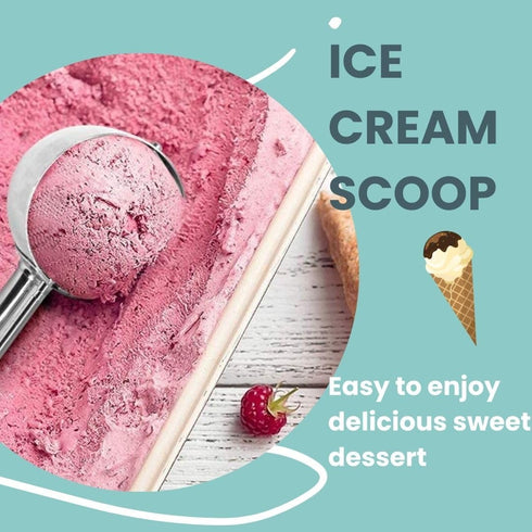 Cookie Scoop, Ice Cream Scoop,18/8 Stainless Steel, Cookie Scoops for Baking, 2Tbsp/ 30ml/ 1oz Cookie Dough Scoop, Ice Cream Scooper with Trigger ...