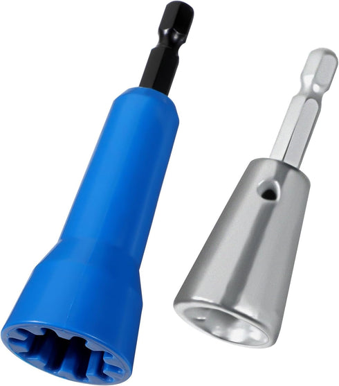 2 Pack Drill Wire Twister More Convenient Wire Twister Tool Electrician with 1/4" Chuck Tools Ideal Tool for Drill Wire Nut Twister...