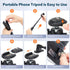 Koolehaoda Extendable Selfie Stick Tripod for GoPro, Camera Tripod Stand Holder with Cold Shoe, Mini Tripod Hand Grip Compatible with Gopro Hero 1...