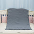 BlueSnail Minky Blanket with Musliin for Boys and Girls (Navy+Gray, 30W x 40L)...