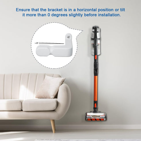 LANMU Wall Mount Holder Compatible with IX141 IZ562H IZ682H IZ361H IZ462H IZ163H IZ363HT IZ483H Pet Cordless Stick Vacuum, Ultracyclone CH951 CH90...