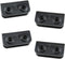 Pop-up Gazebo Replacement Connector Canopy Replacement Part Outdoor Furniture Spare Parts for Pole Tents and Gazebos 4PCS...