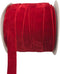 10 Yards Velvet Ribbon Spool (Red, 1")...