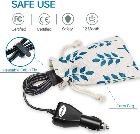 12 Volt Car Vehicle Lighter Adapter for Spectra S1, S2 Breast Pump - Replacement Power Adapter for Spectra S1,S2 Pumps Made After Feb 2015...