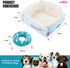 Donut Box Interactive Toy - Plush Interactive Food Shaped Parody Toy - Fetch Cute Chew Toy - Cute Dog Gifts for Favorite Dog Birthday...