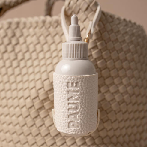 PAUME The Voyager Pouch, Vegan Leather Travel Bottle Holder, Clips To Backpack, Diaper Bags Or Strollers...