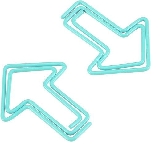 Arrow Paper Clips, 12Pcs Light Blue Book Clips, Small Cute Novelty Paperclips, Stationery Accessories...