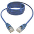 Tripp Lite Cat5e Snagless Molded Slim UTP Patch Cable (M/M), RJ45, Blue, 5 ft. (N001-S05-BL)...