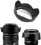 HB-53 Lens Hood, Camera Lens Sunshade Rainproof Cover Replacement for AF-S 24-120mm f/4G ED VR...