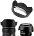 Camera Lens Hood,HB-53 Black Plastic Mount Lens Hood,for Nikon AF-S 24-120mm f/4G ED VR Lenses...