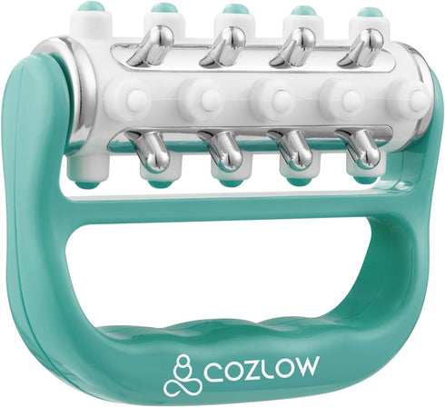COZLOW MyoRelease Lymphatic Drainage Massager (Green), Ultimate Fascia Release & Scar Tissue Massage Tool, Personal Handheld Massage Roller for Sh...