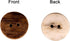 Natural Round Shape Deer, Elk Antler Buttons 3 Sizes 5pieces (25 mm (0.98 inch))...