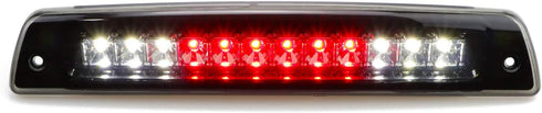Tresound for 1994-2001 Dodge Ram 1500 2500 3500 LED Third 3rd Brake High Mount Stop Light Cargo Lamp (Chrome Housing + Smoke Lens)...