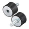uxcell M8 Thread Male Female Rubber Mounts,Vibration Isolators,Shock Absorber 30mm x 20mm Black...