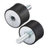 uxcell M8 Thread Male Female Rubber Mounts,Vibration Isolators,Shock Absorber 30mm x 20mm Black...