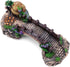 Saim Pavilion Tree Fish Tank Decoration, Resin Arch Bridge Pavilion Tree Aquarium Garden Decor Fish Tank Landscape Ornament,Medium...