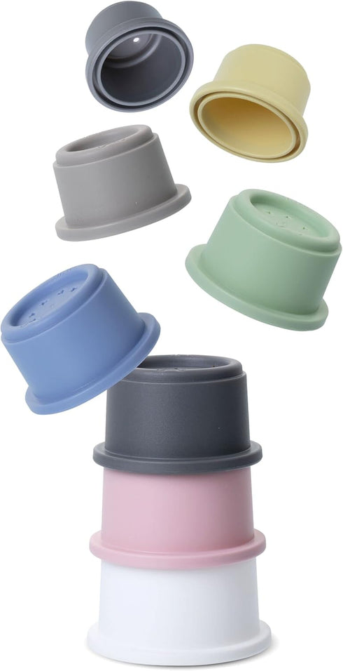 Mr. Pen- 8 Pcs, Baby Stacking Toys/Cups, Nesting Cups, Stackable Cups for Baby and Toddler...