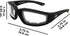 Birdz Eyewear Oriole Padded Safety Bifocal Motorcycle Glasses Black Frame Clear Lenses 1.5 Magnification Carry Bag...