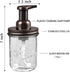 SheeChung Bathroom Accessories, Toothbrush Holder, Foaming Soap Dispenser, Bathroom Decor, Bathroom Accessory Set, Dish Soap Dispenser for Bathroo...