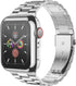 iiteeology Compatible with Apple Watch Bands 44mm Series 6 5 4 Se, Upgraded Stainless Steel Band with iWatch Screen Protector Case for Men Women S...
