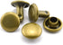 120pcs 8x8mm Bronze Double Cap Rapid Rivets Round Head Decorative Rivets DIY Leather Craft Studs 5/16 inch...