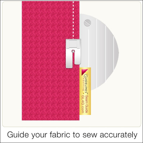 Guidelines4quilting - 6-Pack Seam Guides ½ x 2" x 1/32" - Peel & Stick - Removable Adhesive, Leaves No Sticky Residue (3-Pack)...