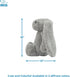 Best Pet Supplies Interactive Bunny Buddy Dog Toy with Crinkle and Squeaky Enrichment for Small and Medium Breed Puppies or Dogs, Cute and Plush -...