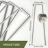 6 Inch Garden Stakes 20Pcs Galvanized Landscape Staples Heavy Duty Plant Cover Stakes 11 Gauge U-Shaped Tent Stakes Ground Stakes for Securing Wee...