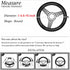 Cxtiy Cute Steering Wheel Cover - Girly Playful Polka Dots Design Thin & Lightweight Green Car Accessories for Women Fits 14-16 Inch...