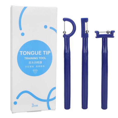 3pcs Tongue Lips Lateralization Training, Oral Muscle Trainer Electric Tongue Muscle Recovery Device for Oral Salivation, Drooling and Dysphagia...