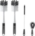 Bottle Brush Cleaner Set of 4, Long Handle Water Bottle Cleaner Brush with Straw Brush and Cap Brush, Bottle Scrubber Dish Brushes for Cleaning Wa...