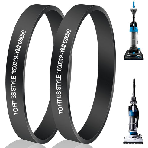 Vacuum Belts Vacuum Cleaner Belts Replacement Belts for Bissell PowerSwift/Aeroswift/Powertrak Upright Vacuum, Replace Parts 1600319 and YMH28950,...