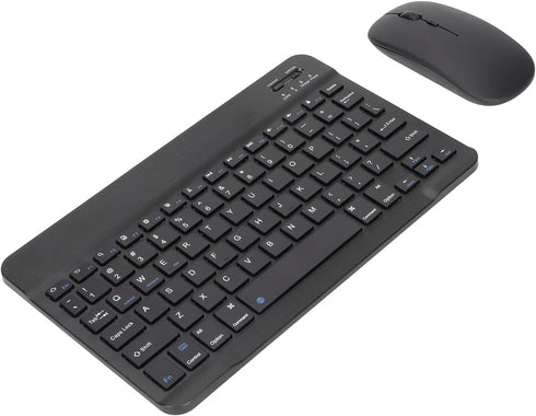 PUSOKEI Wireless Keyboard and Mouse Combo,Compact Full Size Wireless Keyboard and Mouse Set, Thin Silent 1600 DPI Keyboard for Windows, Computer, ...