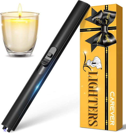 Candle Lighter Stocking Stuffers for Women Men, Electric Candle Lighter USB Rechargeable Graduation Gifts for Him Wife Grandma Girlfriend Safety L...