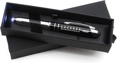 Inkstone Success Business Stylus Pen with Light - 3-in-1 Multi-function Luxury Pen to Write, Light, and Touch. - Corporate Business Gift for Profe...