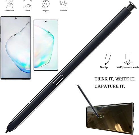 Galaxy Note 10 S Pen withBluetooth Replacement for Samsung Galaxy Note 10 S Pen Note 10 Plus S Pen Note 10 Plus 5G Stylus Pen (Aura Black)......