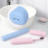 4 Pack Travel Toothbrush Case Portable Toothbrush Carrier Case Plastic Toothbrush Storage Case Cover Toothbrush Cup Container for Traveling, Campi...